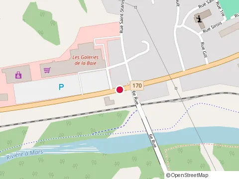 Location of Resto Pub la Broue at 2100 Rue Bagot, La Baie
