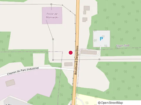Location of Resto-Bar Maniwaki Pizza at 304 Bd Desjardins, Maniwaki