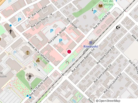 Location of Resto-Bar Merlin Cocktail at 38 Rue de l'Eveche E, Rimouski