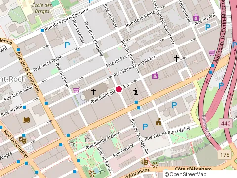 Location of Resto-Club Largo at 643  Rue Saint-Joseph E, Québec