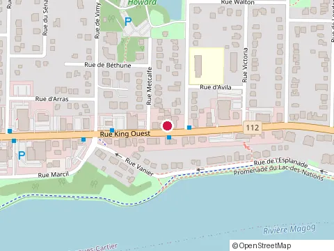 Location of Rita Fleuriste Sherbrooke at 1255 Rue King O, Sherbrooke