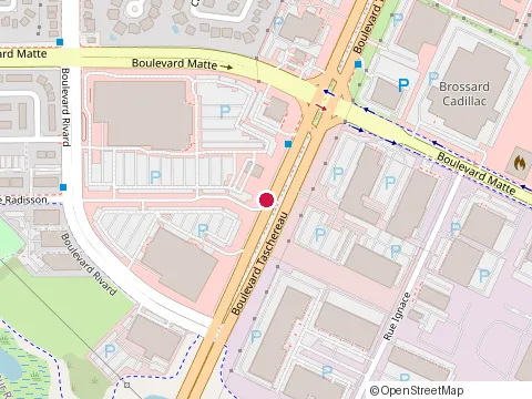 Location of Rive Sud Fiat at 9400 Boulevard Taschereau, Brossard
