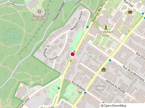 Location of Riverview Centre at 3618 Avenue du Musée, Montréal