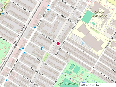 Location of Roa International at 9440 Rue d'Iberville, Montréal