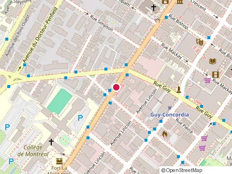 Location of Rochefort&Associes at 1625 Rue Sherbrooke O, Montréal