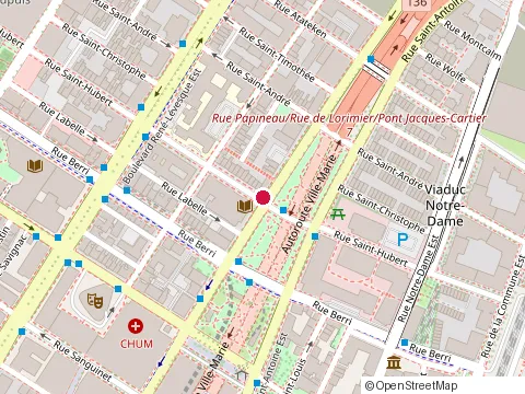 Location of Rock Vleminckxz Dury Lanctot at 1595 Rue Saint-Hubert #400, Montréal