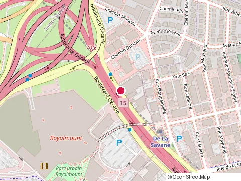 Location of Rolls-Royce Motor Cars Québec at 8525 Decarie Blvd, Montréal
