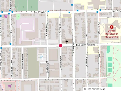 Location of Rondelle at 1925 Rue St Antoine, Lachine