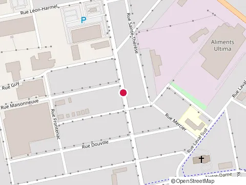 Location of Rose Gateaux at 160 Rue Robinson S, Granby