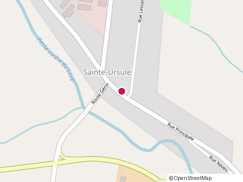 Location of Rotisserie Cascade Inc at 1701 Rang des Chutes, Sainte-Ursule
