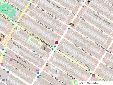 Location of Rotisserie Pizzeria Roberto at 1121 Rue Belanger, Montréal