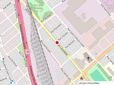 Location of Rôtisseries Fusée at 1480 Rue Laviolette, Trois-Rivières