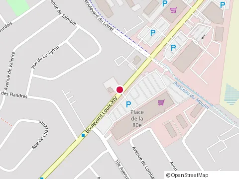 Location of Roulotte du Boulevard at 1185 boulevard Louis-Xiv, Québec