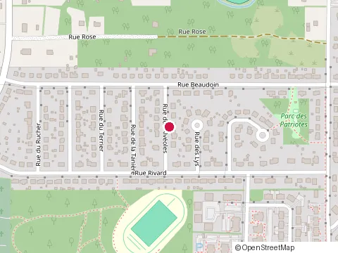 Location of Roulottes Orford at 4230 Rue Sherbrooke, Magog