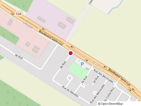 Location of Roulottes Rémillard at 1290 Bd Saint-Luc, Saint-Jean-sur-Richelieu