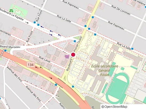 Location of Rseq Montérégie at 1330 Boulevard Curé-Poirier O, Longueuil