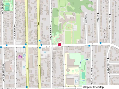Location of Salle du Parvis at 987 Rue du Conseil, Sherbrooke