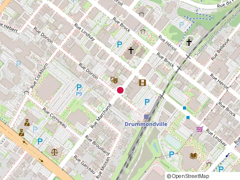 Location of Salon de Quilles Drummond Inc at 167 Rue Marchand, Drummondville
