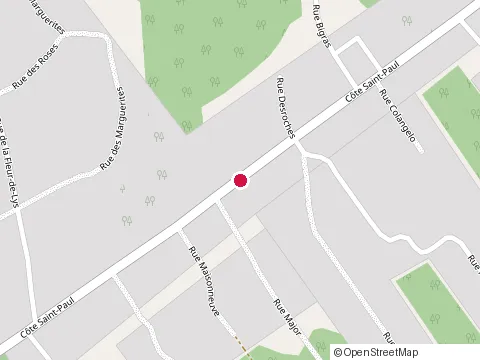 Emplacement de Sani-Fosses au 349 Côte du Saint-Paul, Saint-Colomban