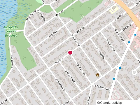 Location of Sanszo Laval at 3210 18E Rue, Laval
