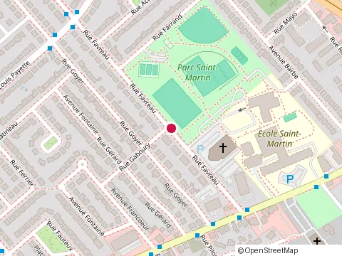 Location of School International des Aventuriers at 1855 Rue Favreau, Laval