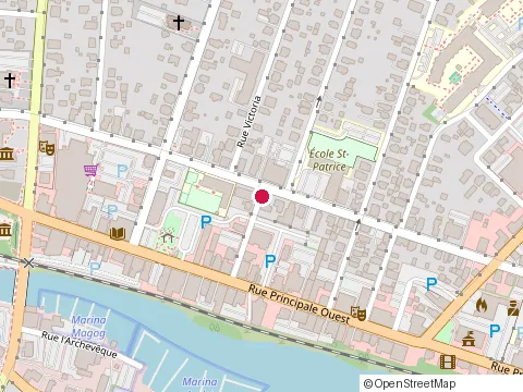 Location of Sebastien Houle at 45 Rue Laurier, Magog