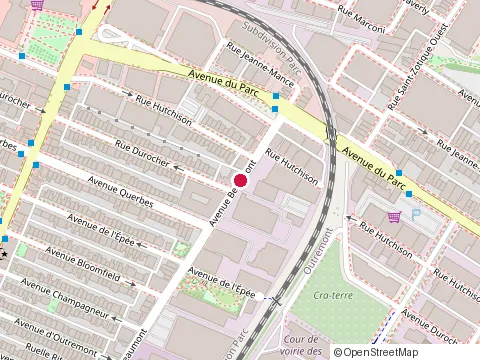 Location of Segreta Pizza Al Taglio + Epicerie Italienne at 413 Beaumont Ave, Montréal