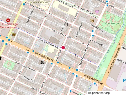 Location of Semb Saq at 4200 Adam, Montréal