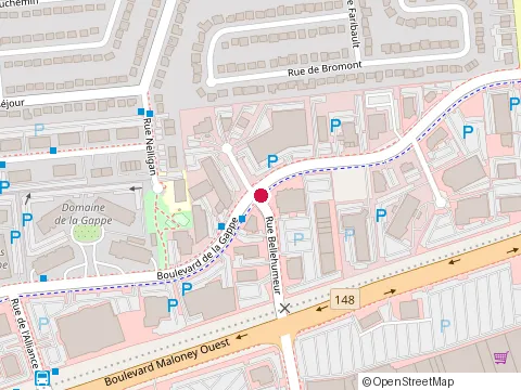 Location of Sensations Plus-Boutique Érotique at Rue Bellehumeur Local 6, Gatineau
