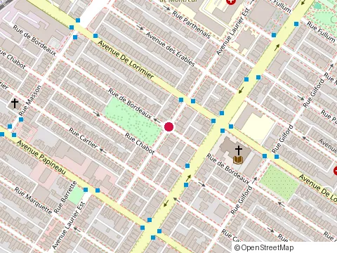 Location of Sequoia Massothérapie Inc at 1950 Laurier Ave E, Montréal