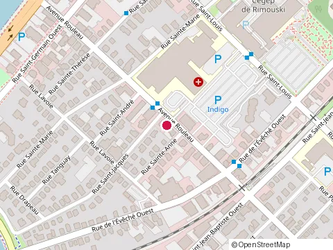 Location of Service de Psychiatrie Infntl at 150 avenue Rouleau, Rimouski