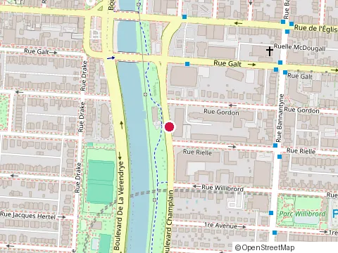 Location of Services des Ressources at 4330 boulevard Champlain, Verdun