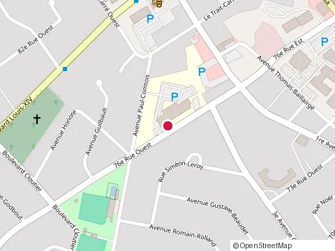 Location of Services Educatif at 337 76E Rue O, Québec