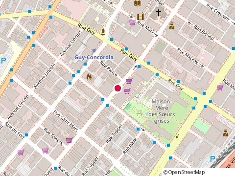 Location of Services Financiers Stat at 1610 Rue Sainte-Catherine O # 455, Montréal