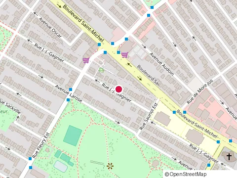 Location of Services Financiers Yves Lavigne at 10237 Rue J J Gagnier, Montréal