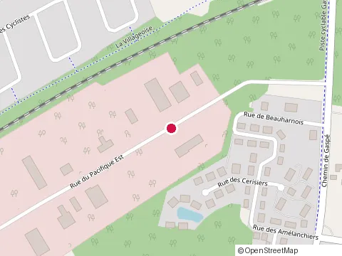 Location of Servisys at 12 Rue du Pacifique E, Bromont