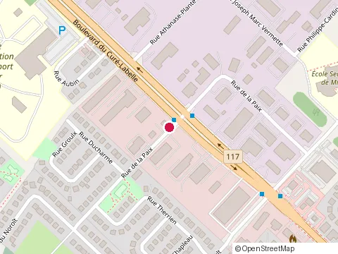 Location of Sicola Limitée at 17500 Rue de la Paix #200, Mirabel