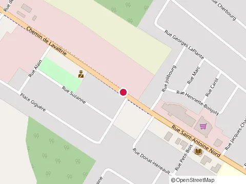 Location of Signalétik at Chem. de Lavaltrie Local 106 Local 106, Lavaltrie