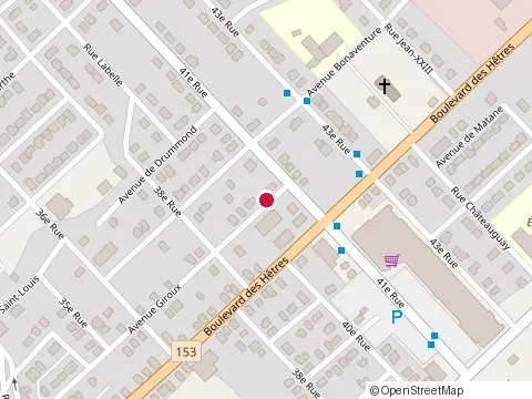 Location of Sit Mauricie at 4012 avenue Giroux, Shawinigan