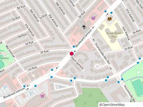 Location of Societe d'Histoire-Geneologie at 4300 boulevard Samson, Laval