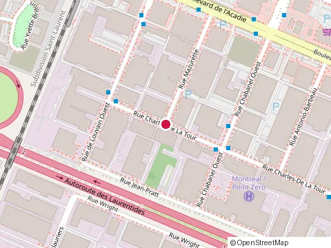 Location of Socoi X Entrepreneur Ceneral at 1450 Rue Mazurette, Montréal