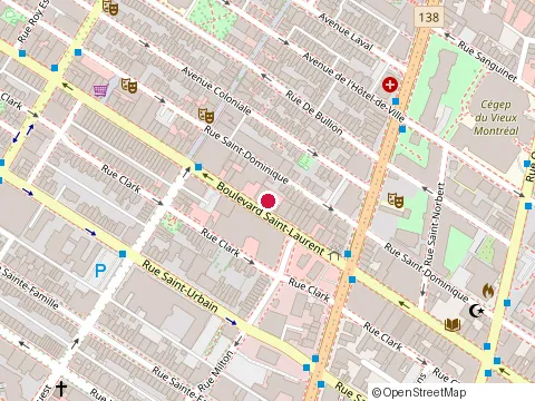 Location of Sodavex Inc Cabinet Juridique Law Firm at 3530 Saint Laurent Blvd, Montréal