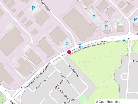 Location of Sodem Inc. at 2099 boulevard Fernand-Lafontaine, Longueuil