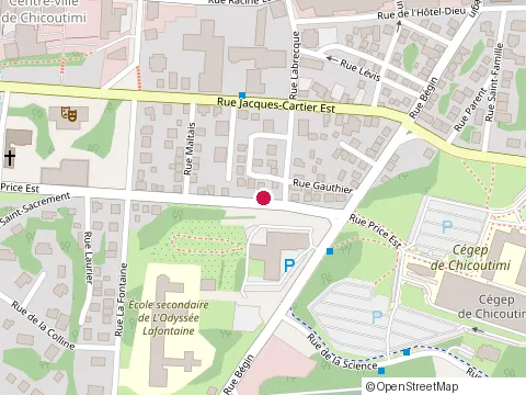 Location of Soeurs du Bon-Pasteur at 376 Rue Price E, Chicoutimi
