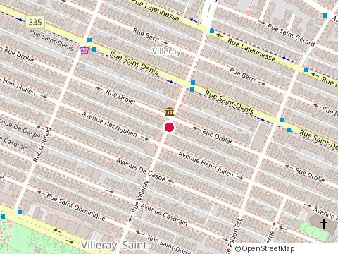 Location of Soham Yoga at 306 Rue Villeray, Montréal