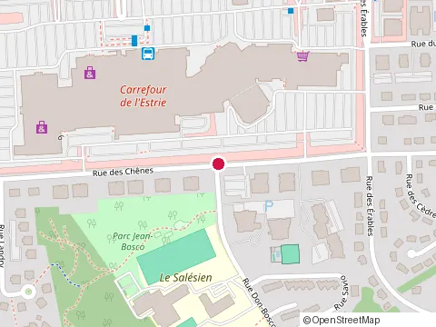 Location of Sosprof Sosteacher at 2984 Rue des Chênes #301, Sherbrooke