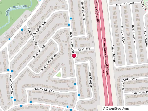 Location of Sotramont at 21 Rue de Bourgogne, Gatineau