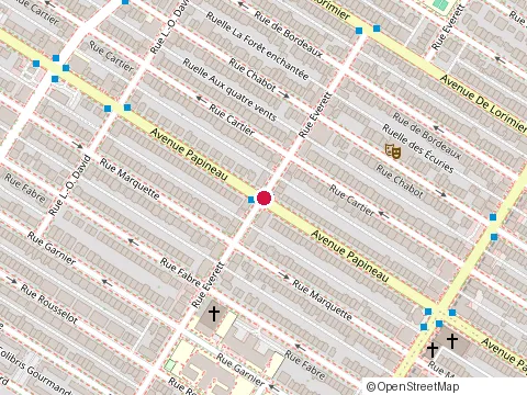 Location of Soumaya Arraouf Cpa at 1850 Rue Everett, Montréal