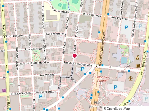 Location of Soupiere Restaurant at 53 Rue Kent, Hull