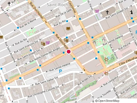 Location of Sous-Marin le Marinier at 465 Rue Dorchester, Québec